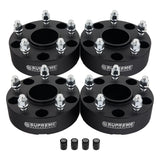 Wheel Spacers Set DODGE RAM 2500 3500 8x6.5" BP / 9/16"x18 Studs + Tire Valve Caps