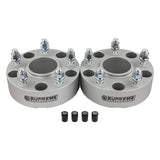 Hub Centric Wheel Spacers Dodge Ram Dakota Durango 5x5.5" BP 9/16"x18 + Valve Caps