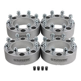 Wheel Spacers Set DODGE RAM 2500 3500 8x6.5" BP / 9/16"x18 Studs + Tire Valve Caps