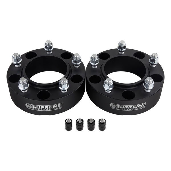 Hub Centric Wheel Spacers Toyota TUNDRA / SEQUOIA / LEXUS 5x150mm M14x1.5 + Tire Valve Caps