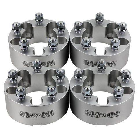 1994-2009 Mazda B-Series Pickup 2WD 4WD Non-Hub Centric 5x114,3 Hjuldistanser 82,5 mm / 87,1 mm Center Bore-Wheel Spacers & Adapters-Supreme Suspensions®-Silver-(x4) Piece-1" Spacer-Supreme