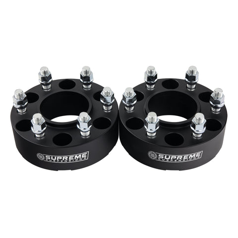 2015-2021 Lincoln Navigator Hub Centric Wheel Spacers 2WD 4WD-Wheel Spacers & Adapters-Supreme Suspensions®-Svart-(x2) Piece-1,5" Spacer-Supreme Suspensions®