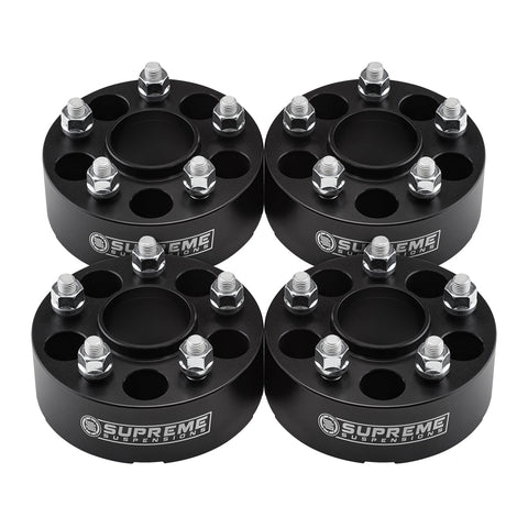 2021-2022 Ford Maverick Hub Centric Wheel Spacers: 5 x 108mm Bolt Pattern / M14 x 1.5 Studs / 63.4mm Center Bore-Wheel Spacers & Adapters-Supreme Suspensions®-1.5"-4 Piece Set-Supreme Suspensions®