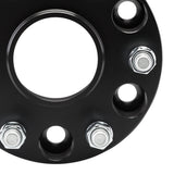 2019-2022 Ram 1500 espaçadores de roda centrados no cubo: padrão de parafuso de 6 x 139,7 mm / pinos M14 x 1,5 / furo central de 77,8 mm