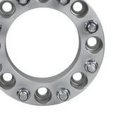 NISSAN Armada / Titan Wheel Spacers with 6x5.5" BP / M12x1.25 Studs / Tire Valve Caps