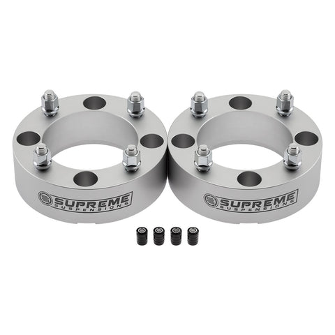 2016-2021 Honda Pioneer 1000 Lug Centric Wheel Spaces / NEW PREMIUM TIRE VALVE CAPS-Wheel Spacers & Adapters-Supreme Suspensions®-2pc Kit: Front or Rear-1.5 Inch Thick-Supreme Suspensions®
