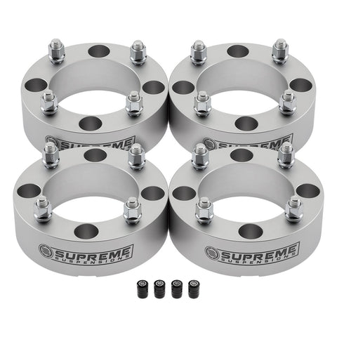 2016-2021 Honda Pioneer 1000 Lug Centric Wheel Spacers / NEW PREMIUM TIRE VALVE CAPS- فواصل ومحولات - نظام تعليق علوي 4 قطع: أمامي وخلفي - تعليق علوي سميك - 1.5 بوصة