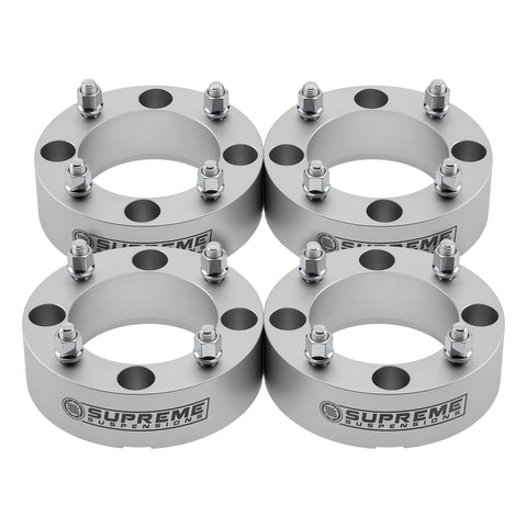 2002-2003 Kawasaki Prairie 650 Lug Centric Wheel فواصل - فواصل ومحولات للعجلات - نظام تعليق علوي® - 4 قطع: أمامي وخلفي - تعليق سميك - علوي 1.5 بوصة