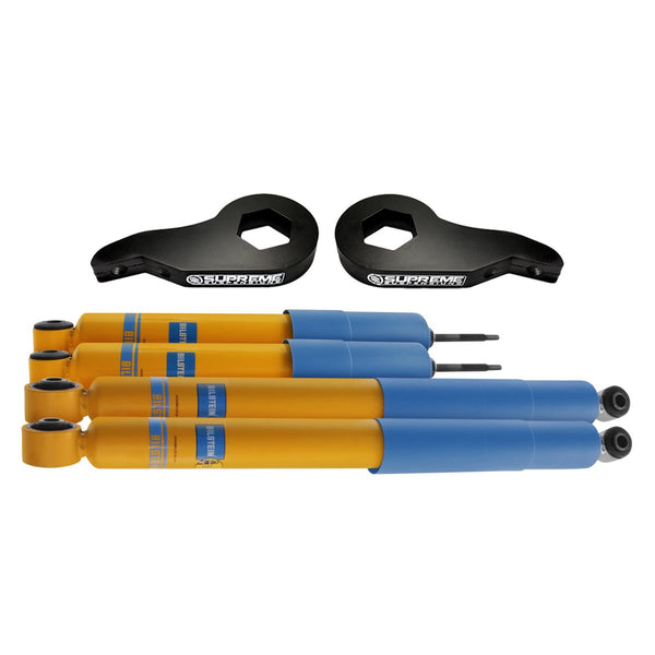 2002-2006 chevy avalanche 2500 kit de suspensão dianteira e amortecedores bilstein 4wd 4x4