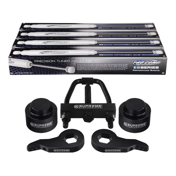 2000–2006 Chevy Tahoe Full Suspension Lift Kit, Torsionsschlüsselwerkzeug und verlängerte Pro Comp-Stoßdämpfer 2WD 4WD