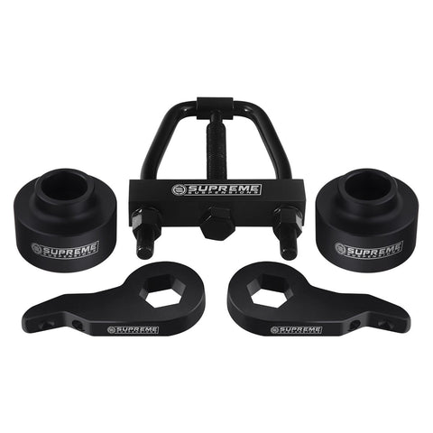  Supreme Suspensions - Front Lift Kit for 2007-2023 Chevrolet  Tahoe Leveling Kit 2 Front Suspension Lift Billet Lift Strut Spacers -  Microfiber Cleaning Towel Included with Purchase : Automotive