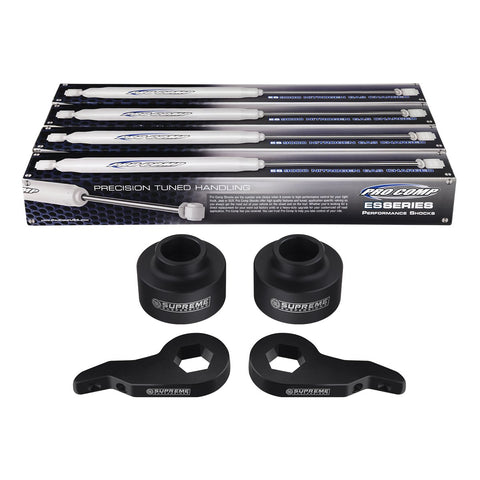 2000-2006 GMC يوكون 1500 طقم رفع التعليق الكامل وصدمات برو كومب ممتدة 2WD 4WD-Suspension Kits-Pro Comp and Supreme Suspension-Delrin Composite-1.5 "-Supreme Suspension®
