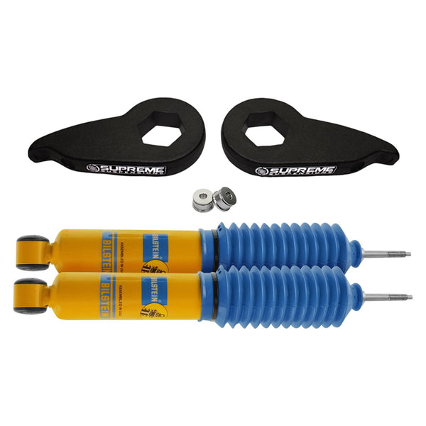 1997-2003 Ford f150 kit de elevación de suspensión delantera ajustable de 3" y amortiguadores bilstein 4wd 4x4