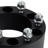 NISSAN Armada / Titan Wheel Spacers with 6x5.5" BP / M12x1.25 Studs / Tire Valve Caps