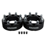 Wheel Spacers for Chevy Silverado 2500 3500 HD 8x180mm / Stud Size: M14x1.5 + Valve Caps