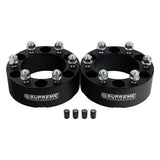 NISSAN Armada / Titan Wheel Spacers with 6x5.5" BP / M12x1.25 Studs / Tire Valve Caps