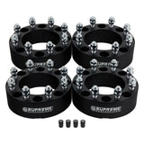 Wheel Spacers for Chevy Silverado 2500 3500 HD 8x180mm / Stud Size: M14x1.5 + Valve Caps